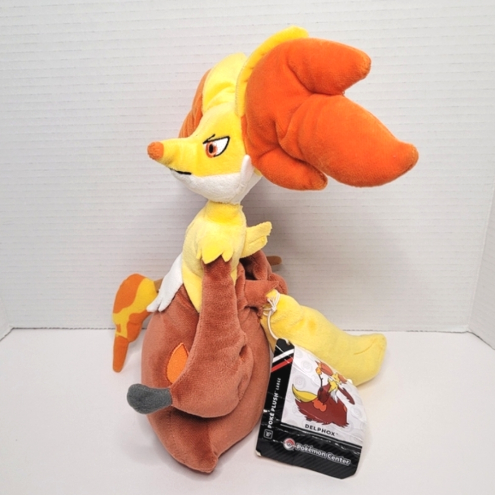 Delphox Large Pokemon Plush Pokemon Center Stuffed Animal READ - Picture 8 of 12